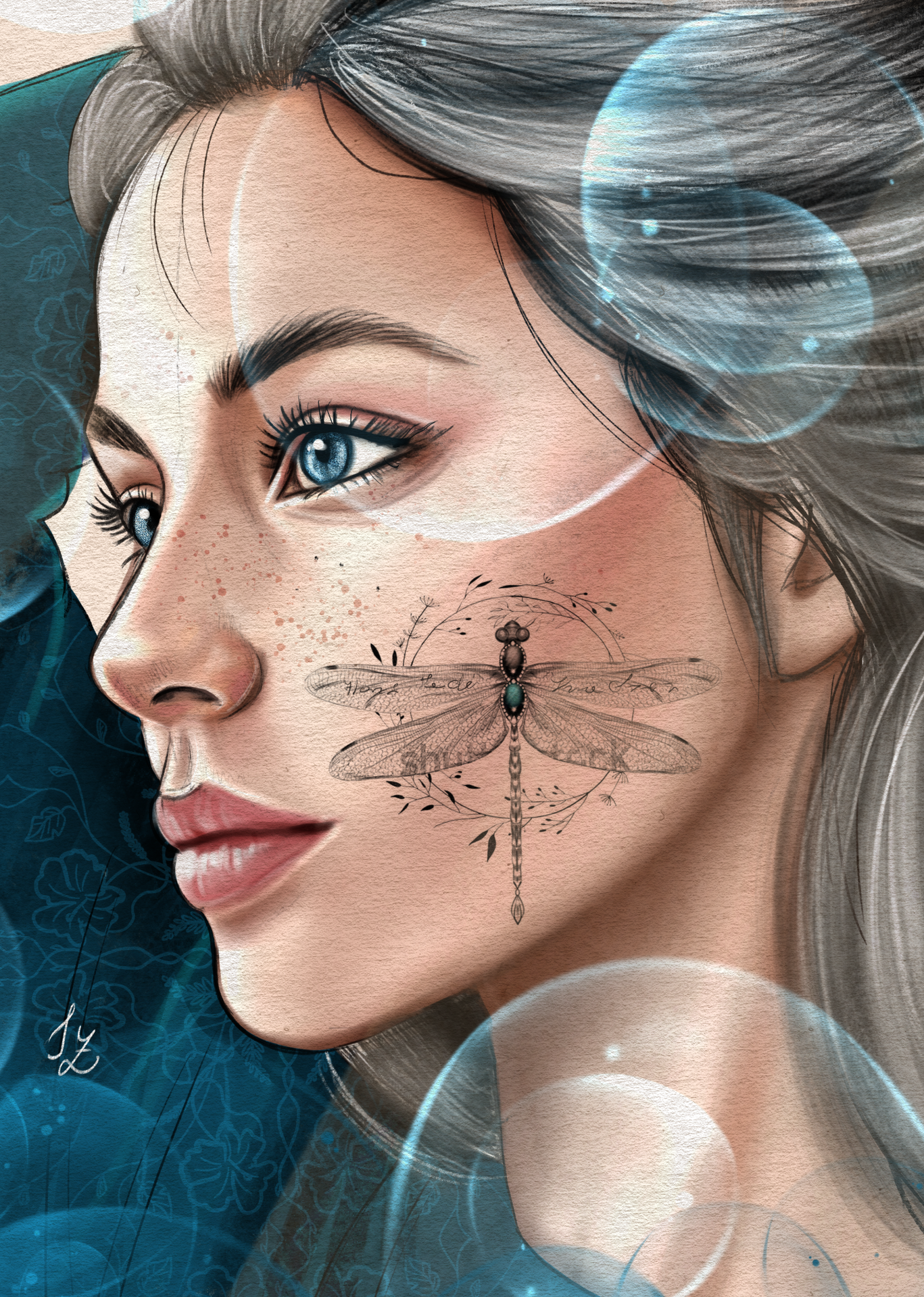 The girl with the dragonfly tattoo